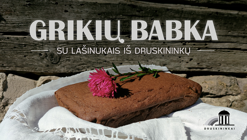 Lietuviškas pyragas – grikių babka su lašinukais iš Druskininkų