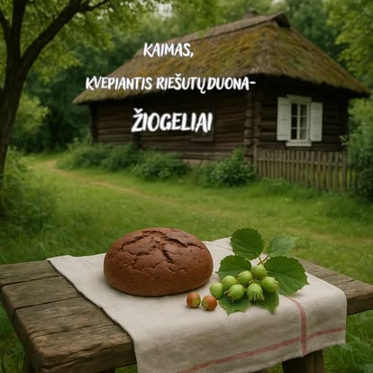 Kaimas, kvepiantis riešutų duona 1