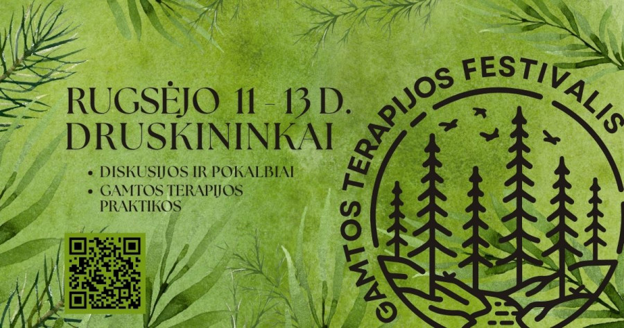 gamtos terapijos festivalis